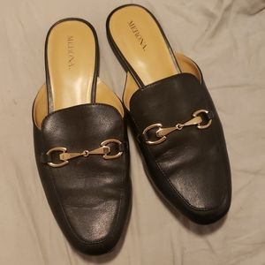 Merona slides loafers 9.5